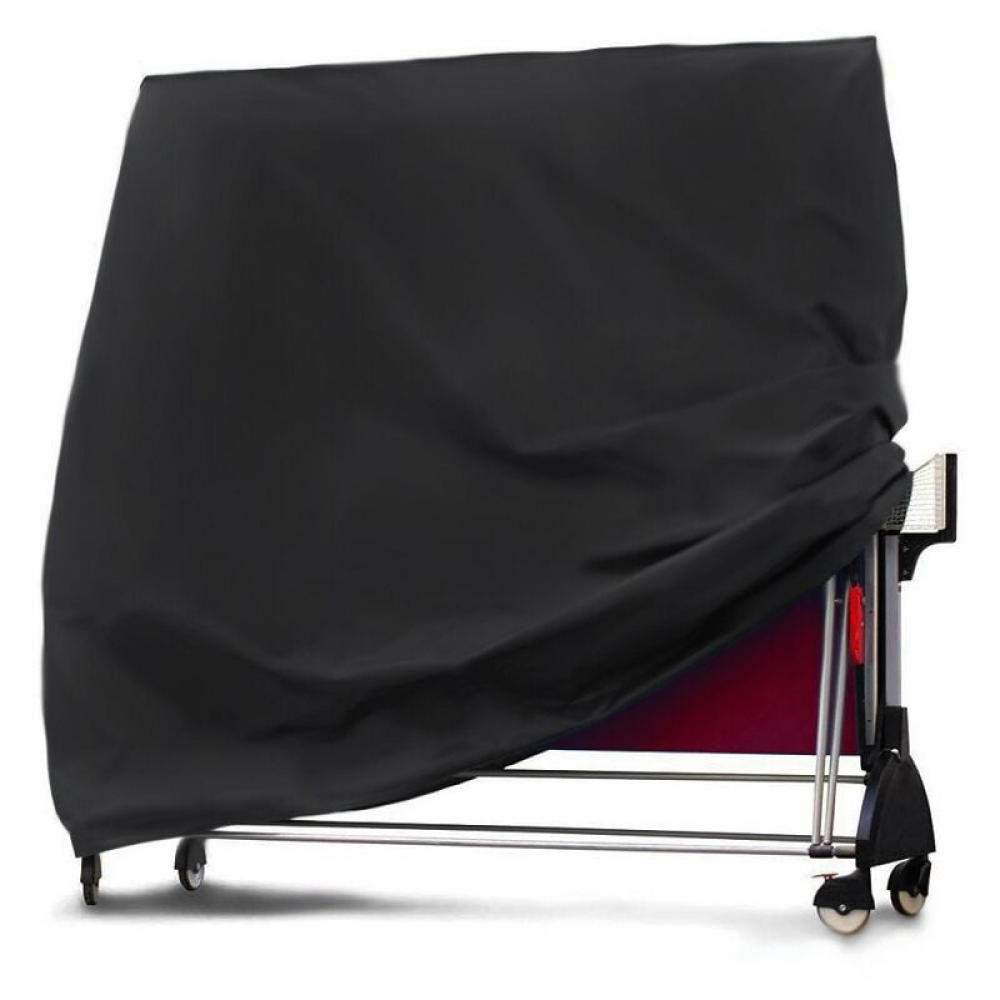 Wodoodporny pokrowiec na stół do tenisa stołowego, czarny, 165 x 70 x 185 cm