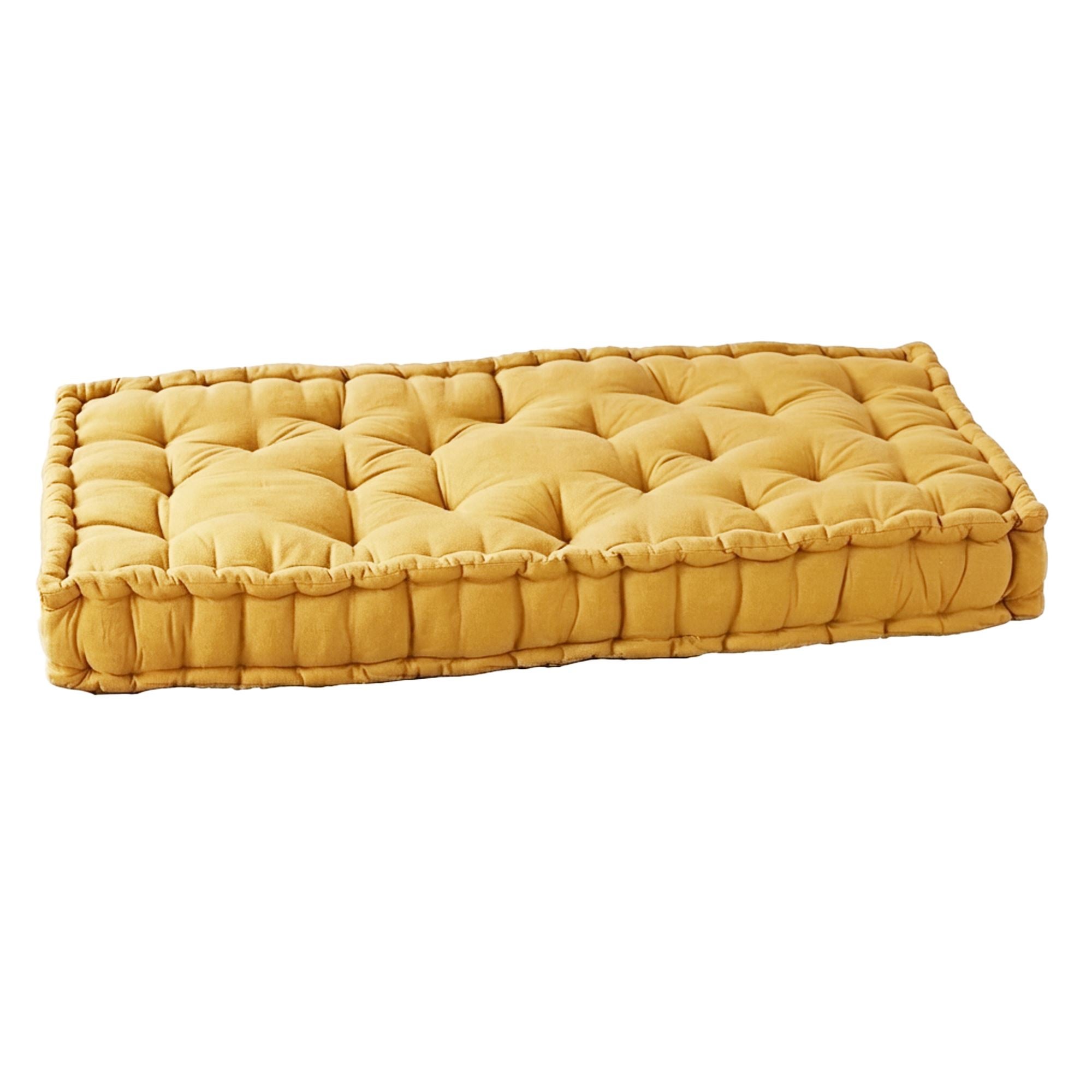 Matelas de sol MATELAS CAPITONS 60x120 jaune curry en coton - 4