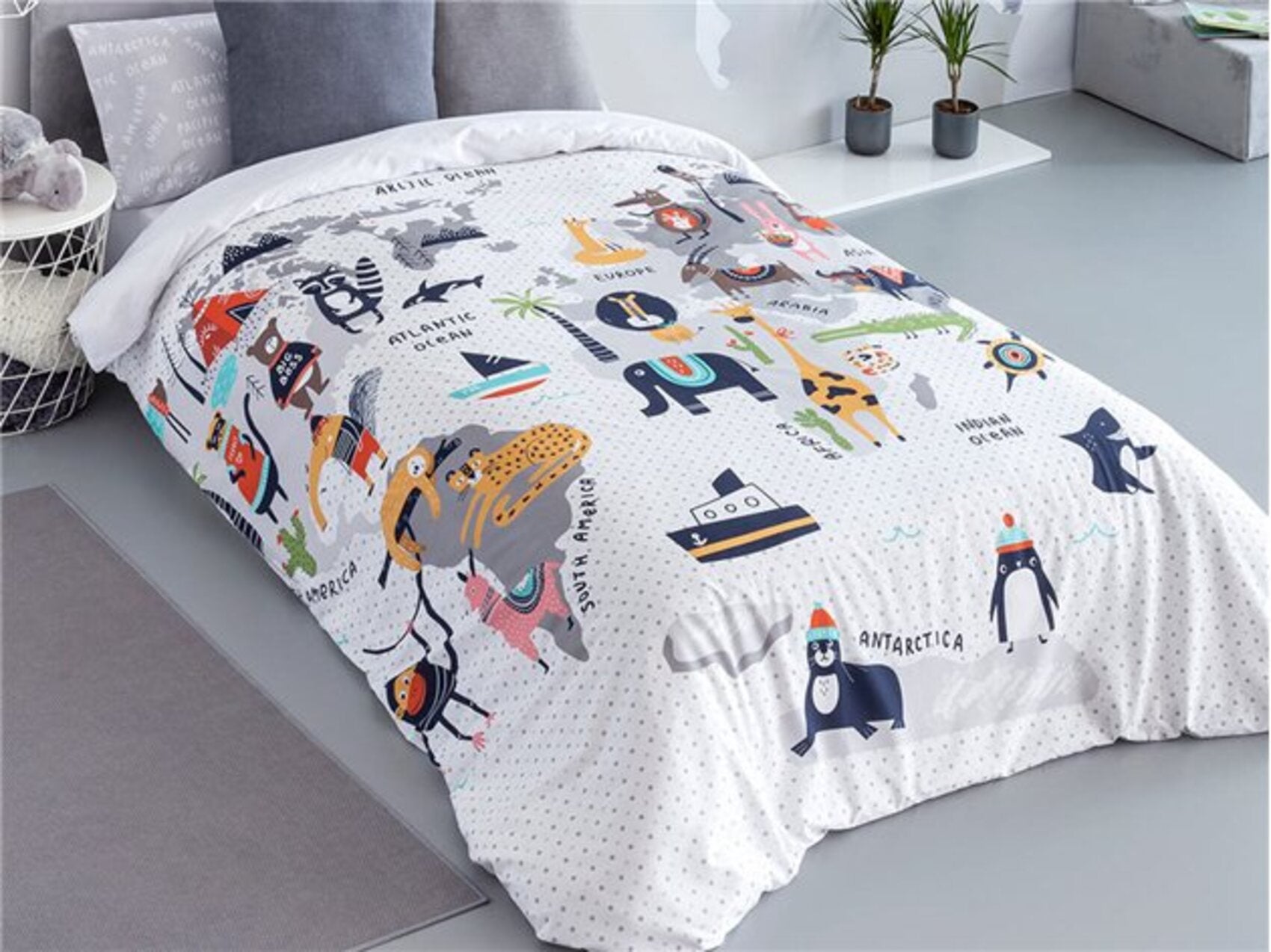 Juego de funda nórdica 3 piezas eco para cama de 105 cm