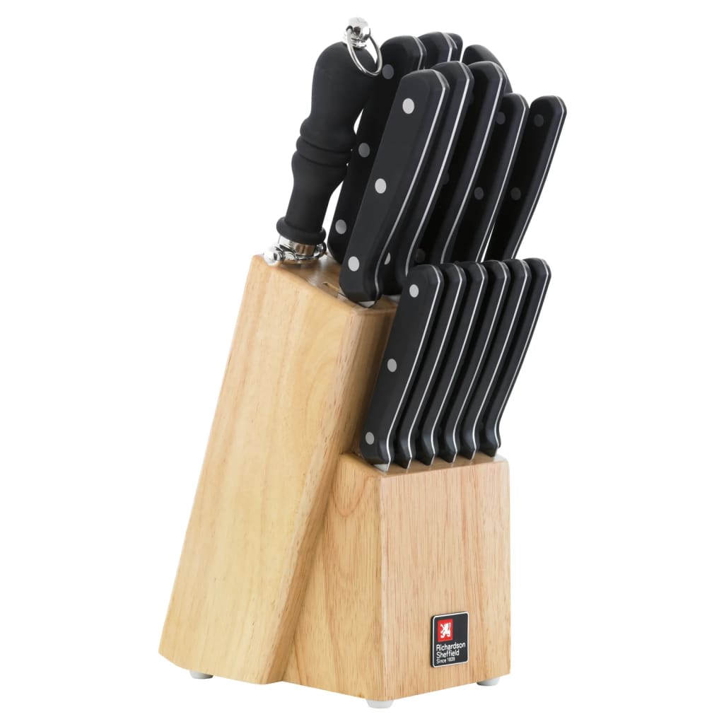 Richardson Sheffield VRU50 Sabatier - Supporto in Legno e Set di 5 coltelli