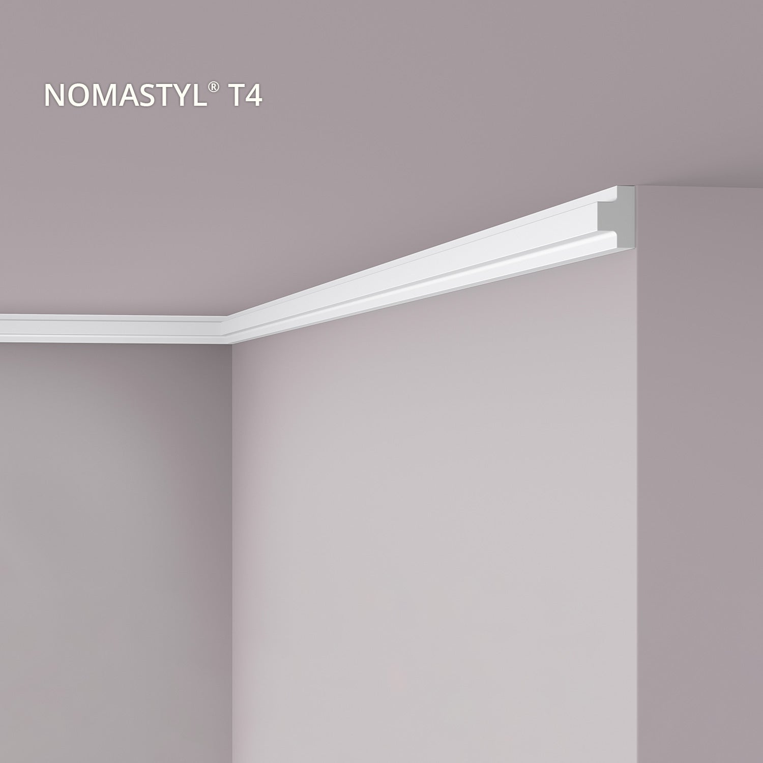 Moldura para pared NOMASTYL T4 Moldura decorativa 2 m - 2