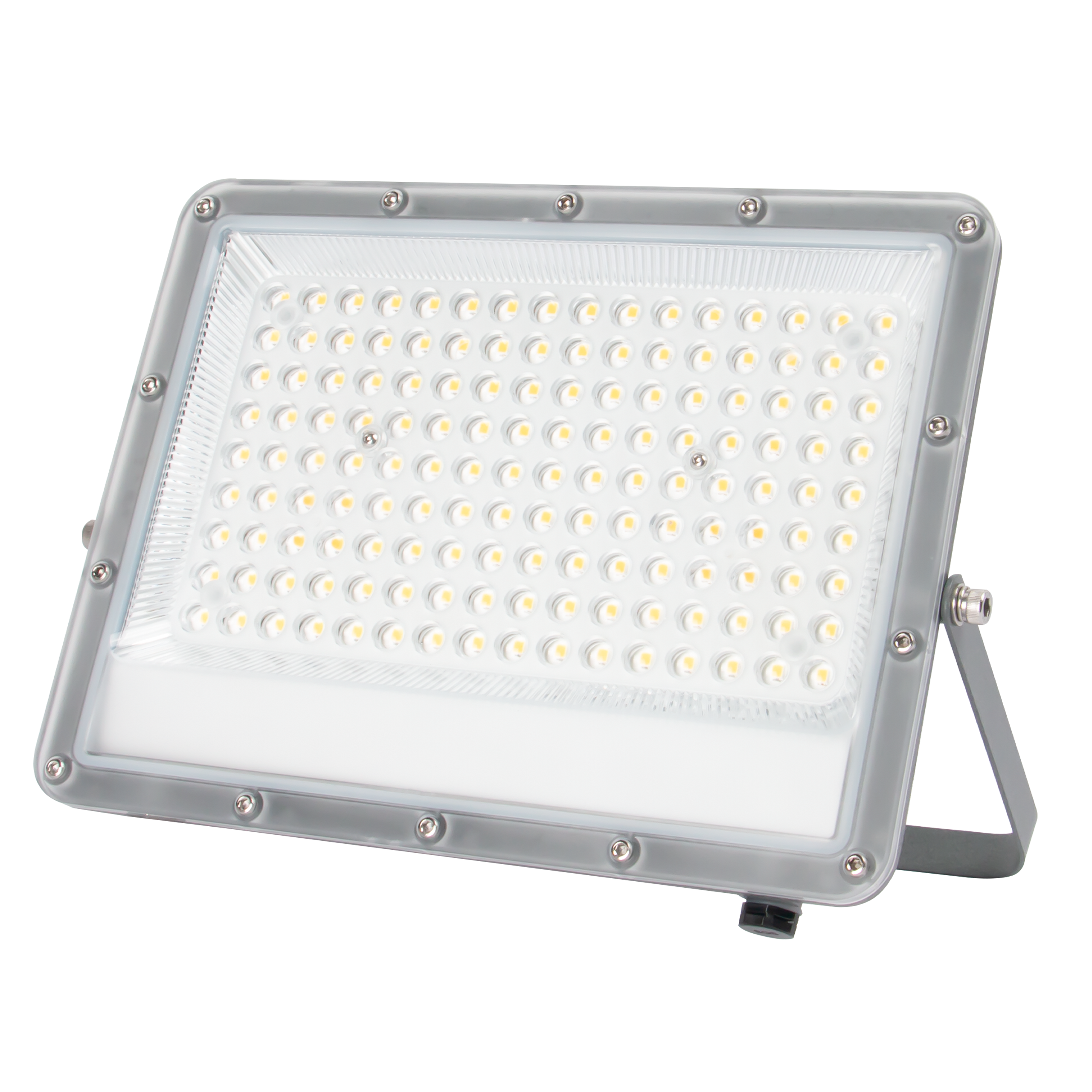 Naświetlacz LED halogen lampa Germi 100W IP65 zimna biel 5000K szary MasterLED