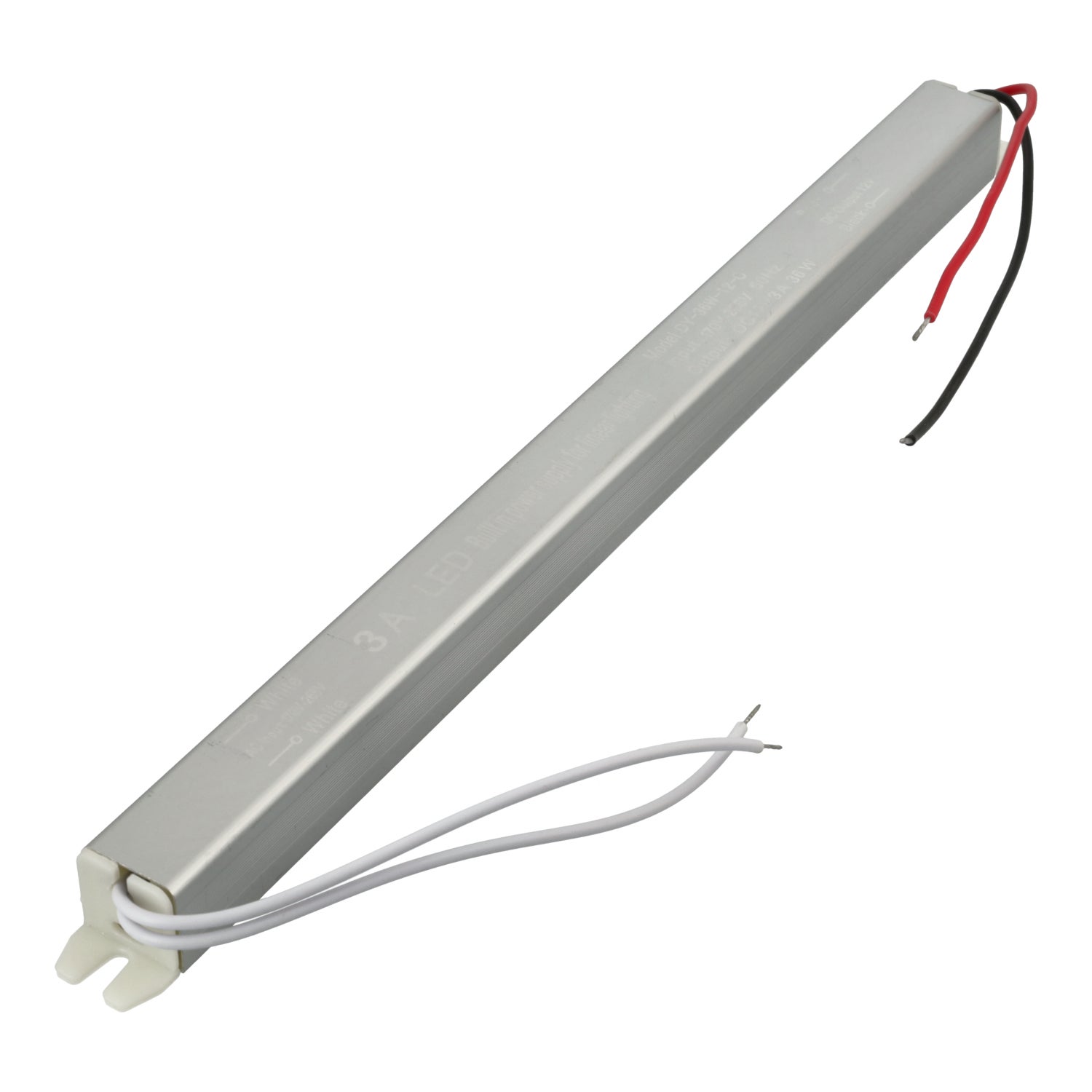Jandei - Alimentatore Trasformatore 110/220V AC a 12V DC 3A 36W, Installazione Interna IP20 per Strisce Led, Neon o Dispositivi a Bassa Tensione