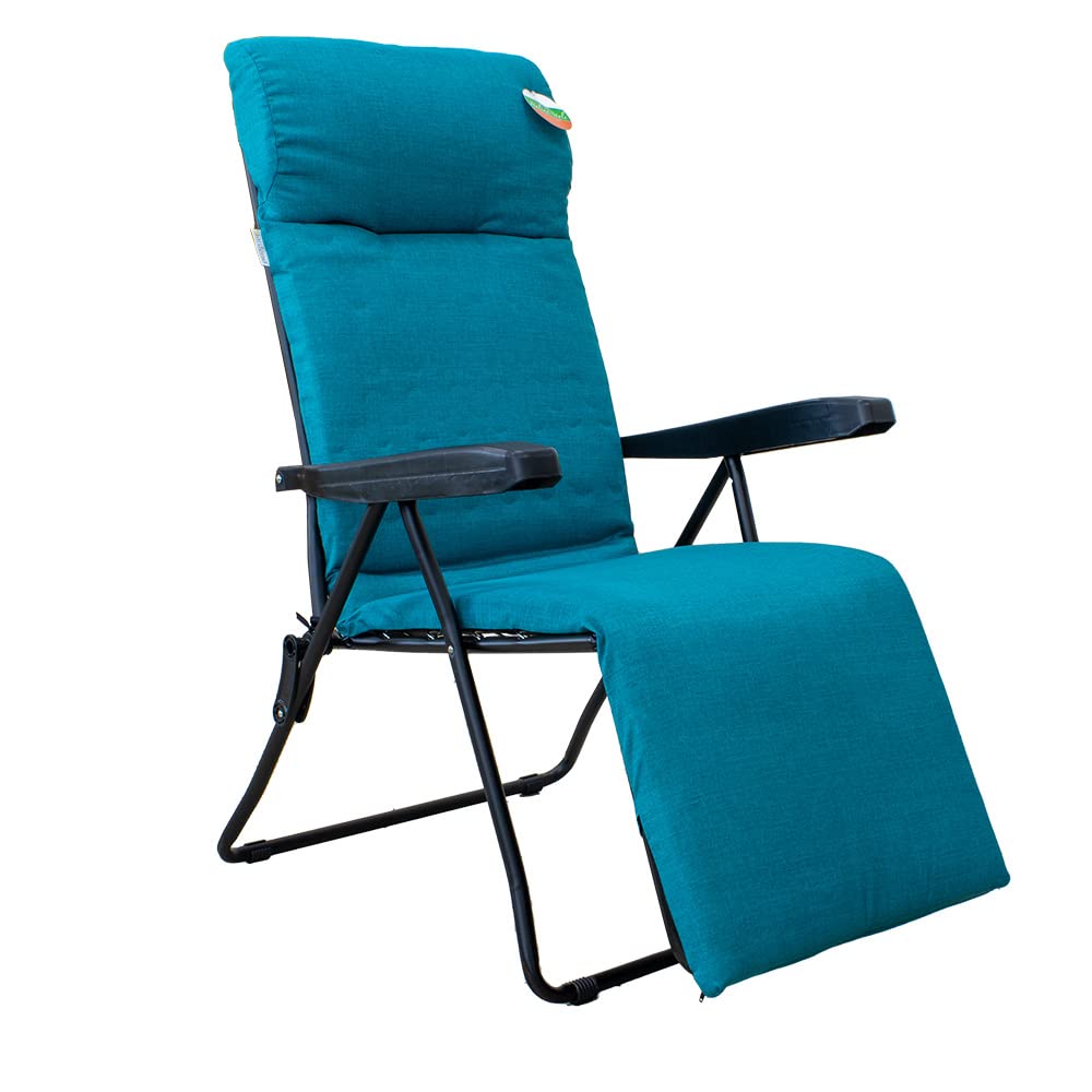 Gardenia Sedia Sdraio Relax Reclinabile Magic Automatica Petrolio