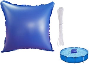Udekit Oreiller Gonflable Piscine 120x120 Cm - Coussin Antigel Couverture Piscine, Protection Hiver ASTM Épais PVC