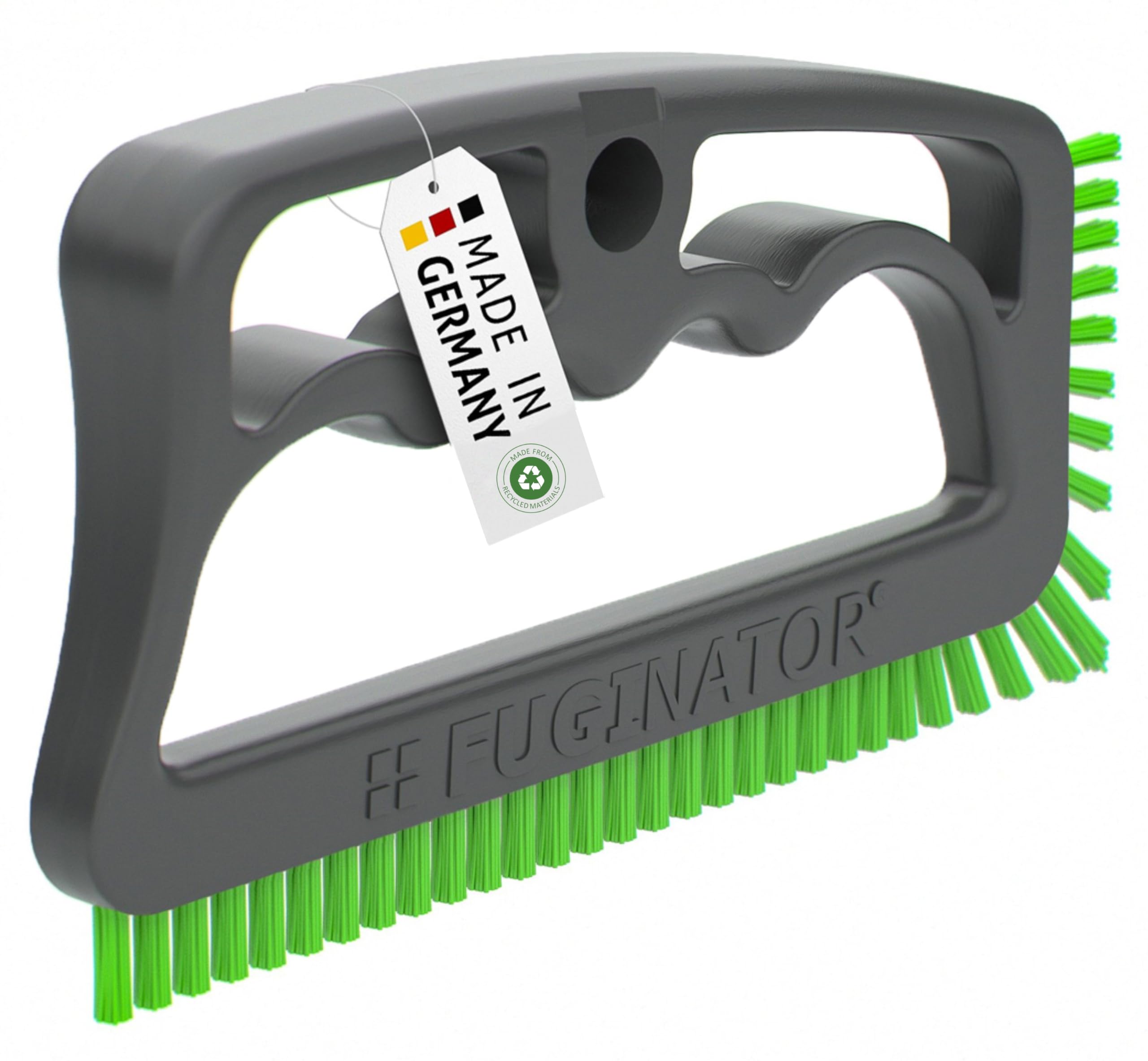 Spazzola Per Pulizia Fughe Piastrelle 25 Cm - 2 Pezzi Per Bagno, Cucina E Pavimenti - Con Raschietto E Gancio