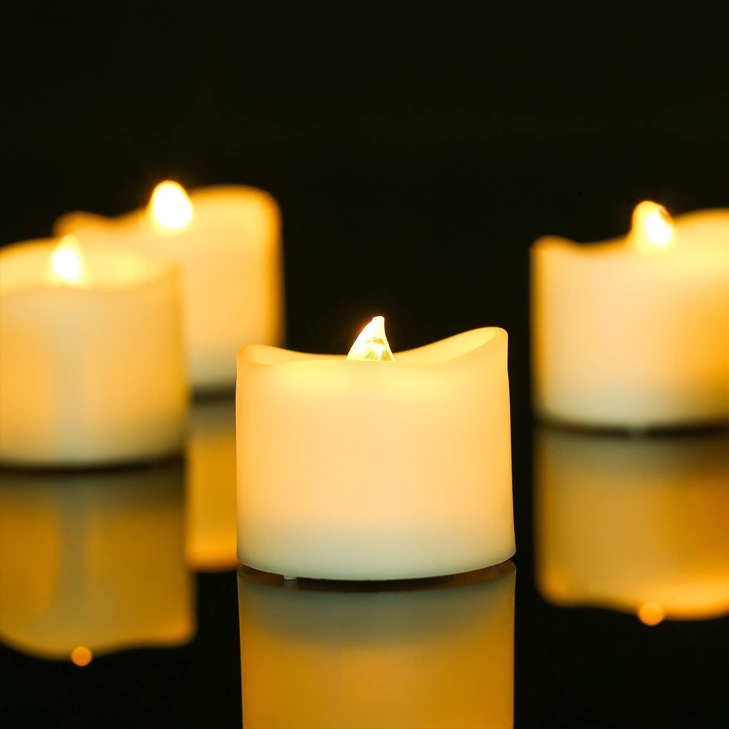 Bougies LED Flamme Vacillante Lumière 14 pcs,Bougies électriques Bougies de noël pour noël, Arbre de noël, pâques, Mariage - 7