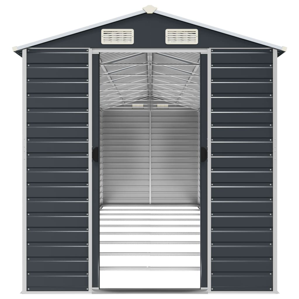 Maison Exclusive - Abri de jardin anthracite 191x810x198 cm acier galvanisé - 5
