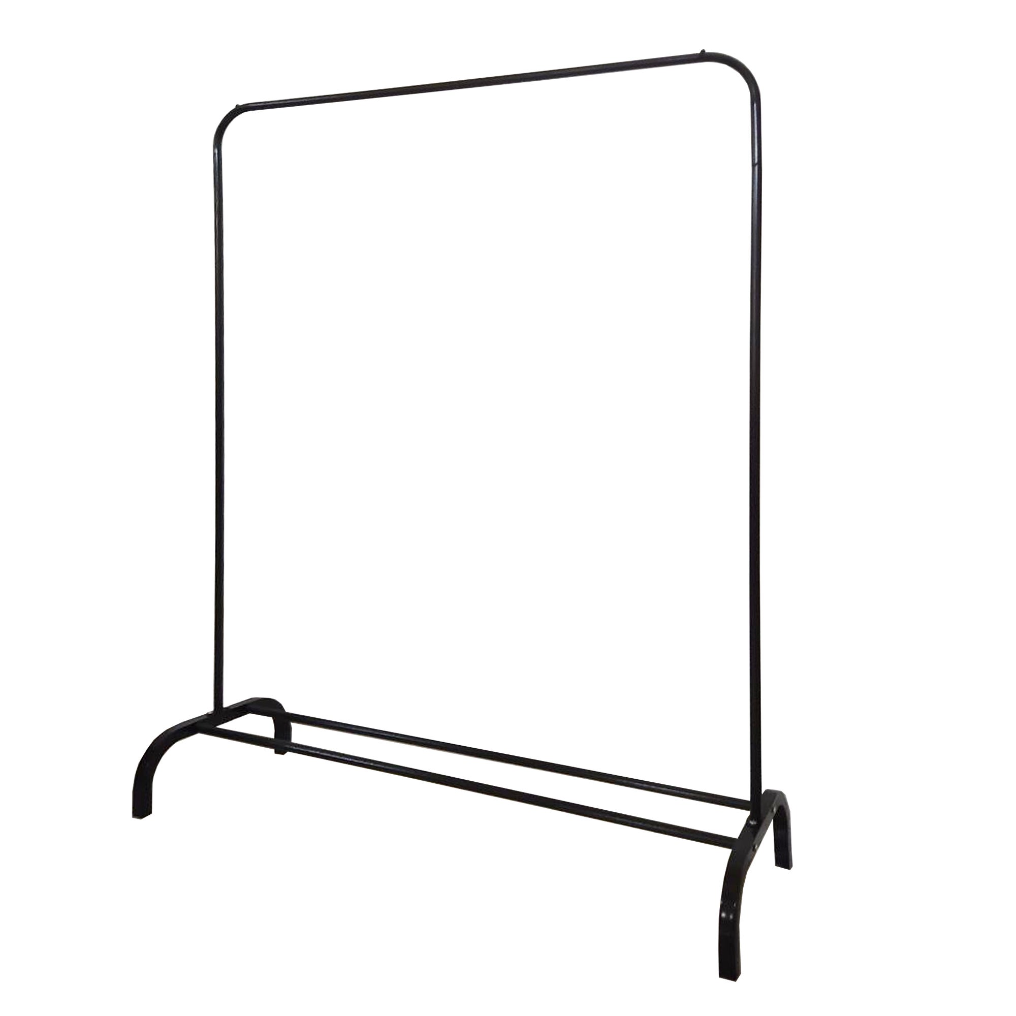 Porte-Manteau à Vêtements sur pied Metal 150x110x40 Noir Nyana Home - 2