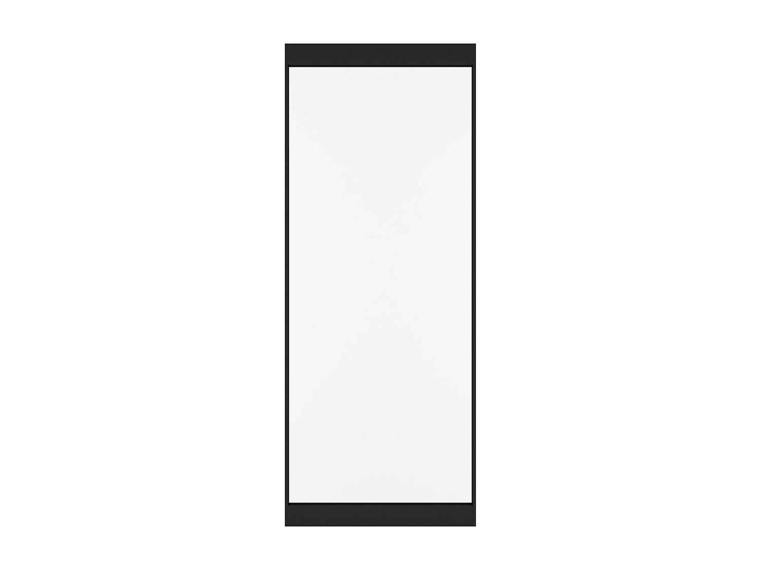 Porta scorrevole con binario invisibile 83 x 210 cm Alluminio e Vetro temperato smerigliato - TORIPA - 3