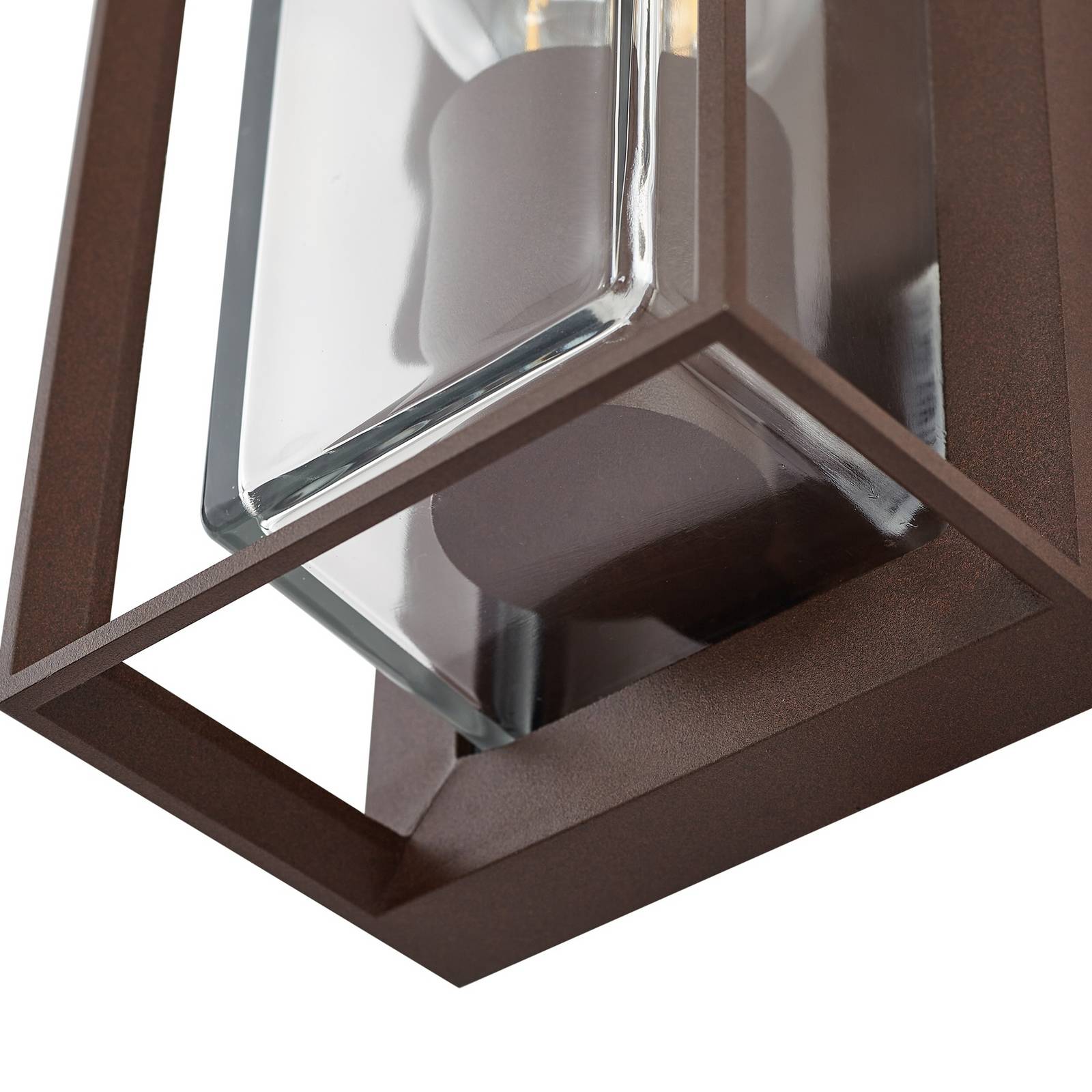 Applique murale d'extérieur Arcchio Ismera, couleur rouille, IP65, verre, E27, Applique Murale Exterieur, Luminaire Exterieur, Lampe Jardin, Eclairage - 7