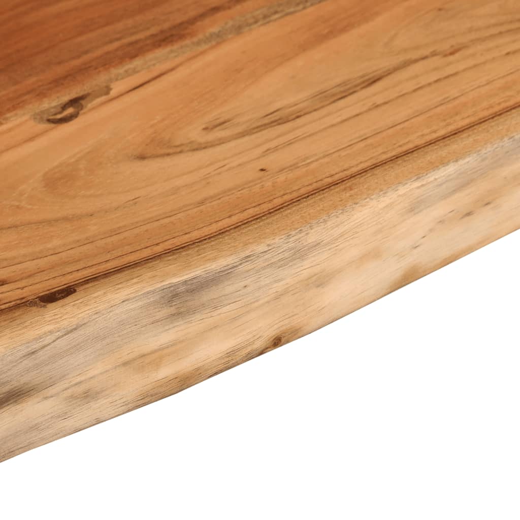 Étagère murale | Étagère flottante | Étagère suspendue rectangulaire massif acacia bordure assortie CFW602823 - 6