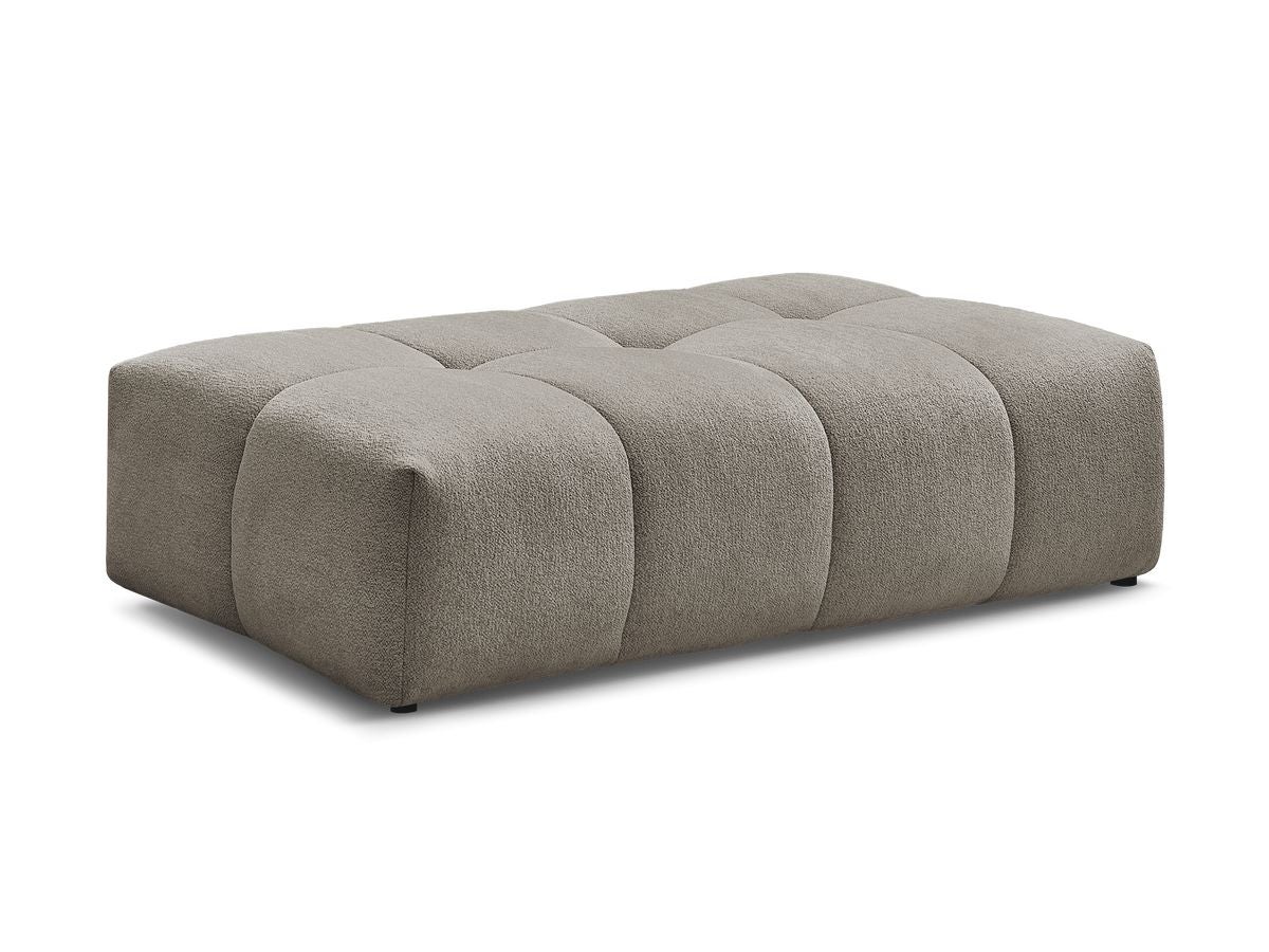 BOBOCHIC Pouf petit EVEREST tissu chiné Taupe - 2