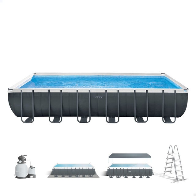 Piscine intex 26364 hors-sol rectangulaire Ultra Xtr Frame 732x366x132cm