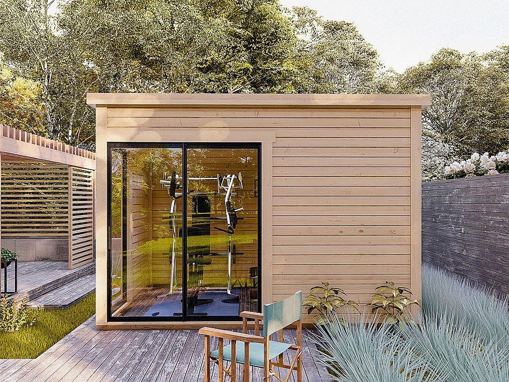 Studio de jardin en bois 10,2 m² - Epaisseur 45 mm - SYLVANA - 7