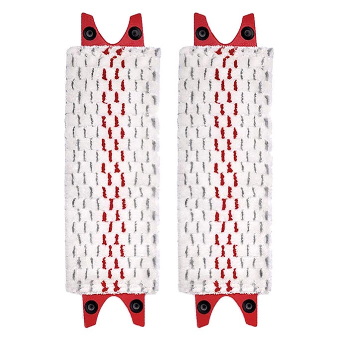 Wkłady do mopa z mikrofibry, 2 sztuki, czerwone, 36*14CM, pasują do nakładek wymiennych do mopa płaskiego Vileda
