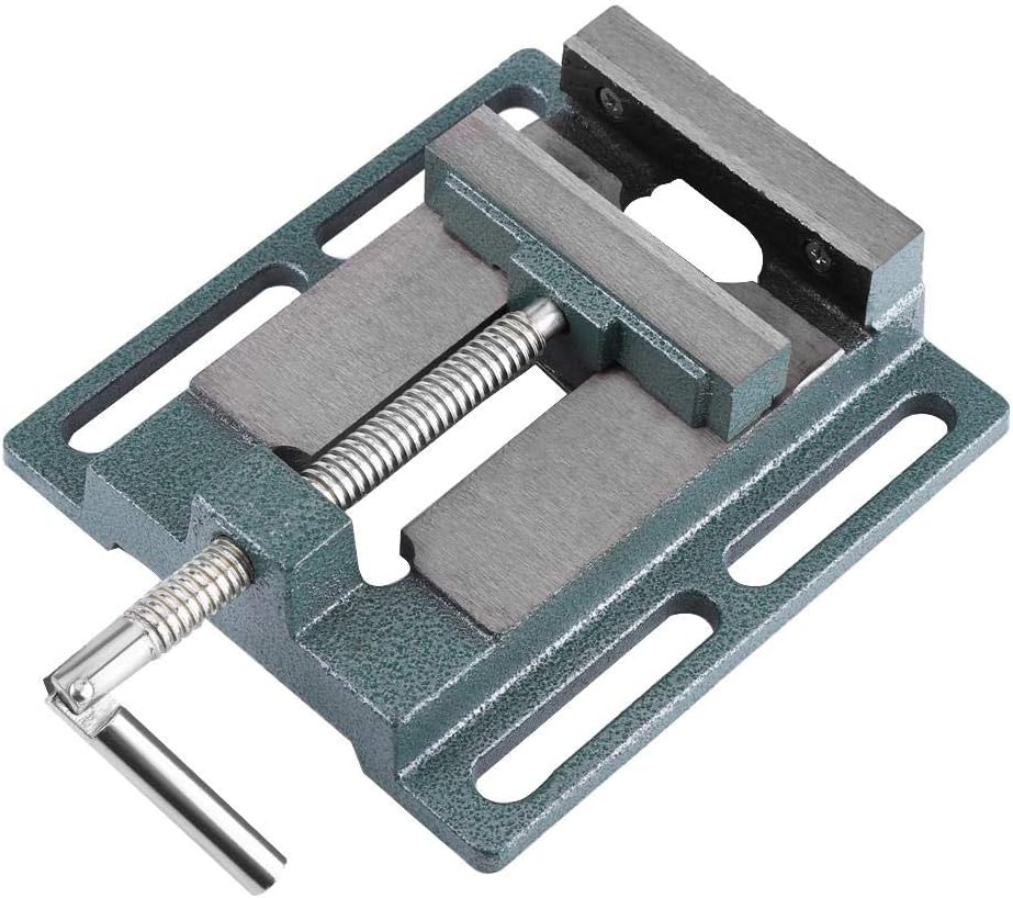 Étau De Perceuse à Colonne Inclinable KATSU – 75mm (3"), Professionnel, Fonte