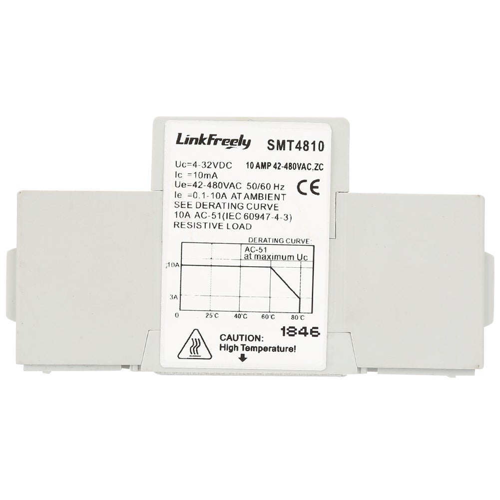 Scheda relè a stato solido su guida DIN SMT48, modulo interruttore SSR CA con controllo CC (SMT4810) - 6