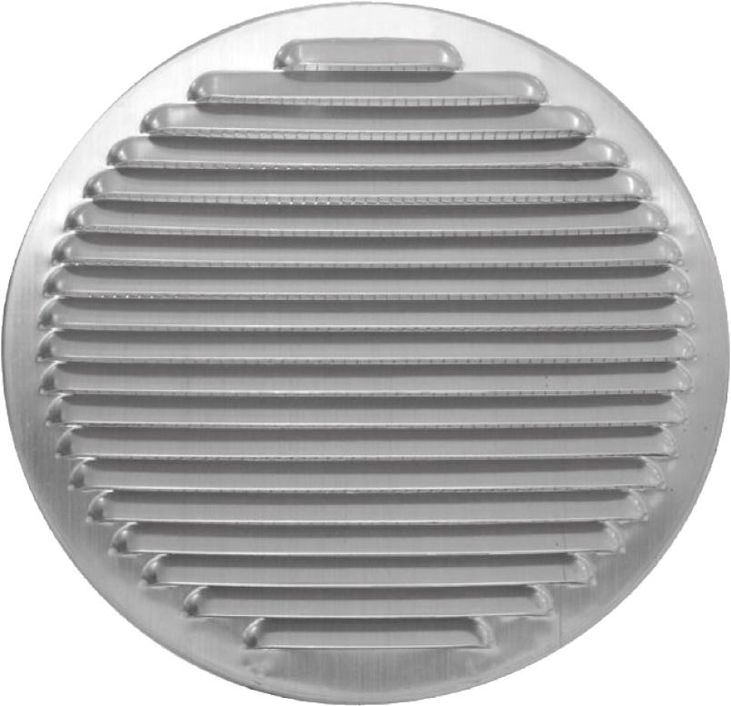 REJILLA VENTILACIÓN ALUMINIO Ø100 | Leroy Merlin