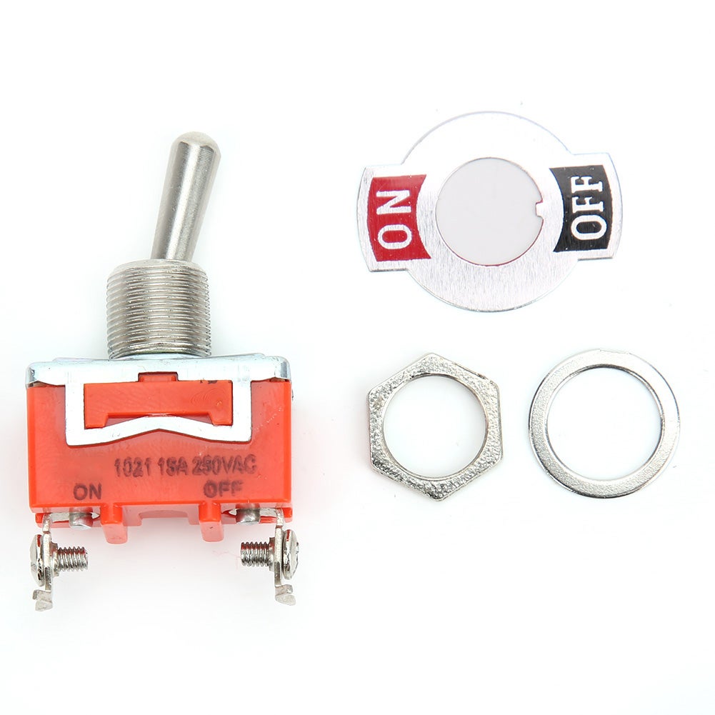 10 sztuk E TEN1021 AC 250 V 15A Mini przełącznik kołyskowy dwupozycyjny WŁ. WYŁ