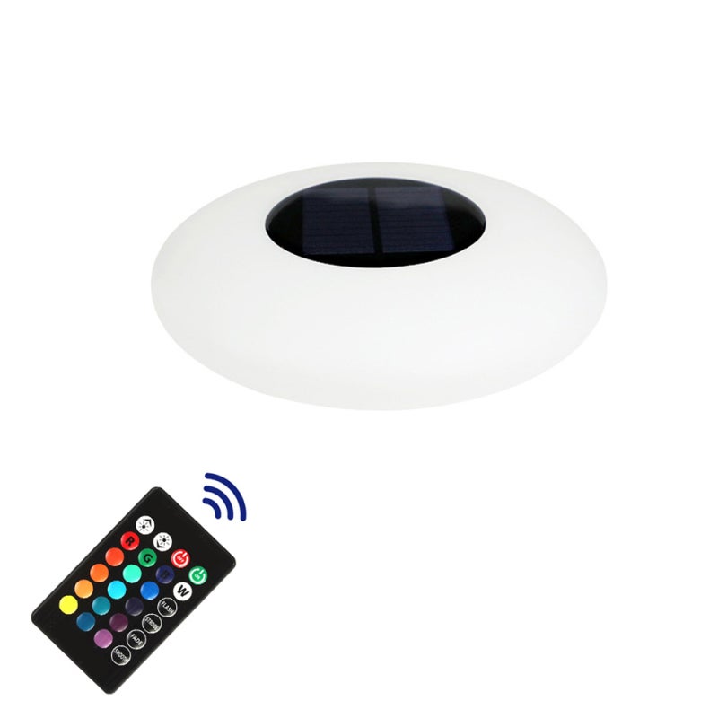 TGKYK Lampe Flottante Piscine Solaire, Multicolore Lampe Piscine Led Etanche avec Télécommande, IP67 Lumiere Piscine Hors Sol, Rechargeable Boule Lumineuse Piscine pour Piscine Etang Fête