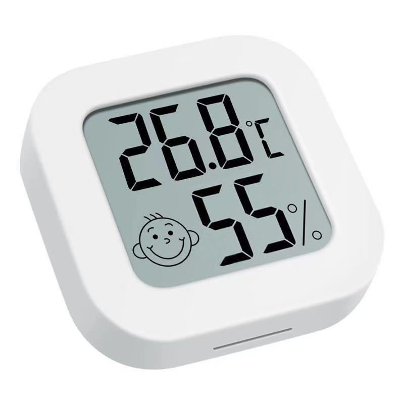 Miniaturowy, jednoczęściowy termometr LCD, cyfrowy higrometr-termometr, higrometr wewnętrzny, bezprzewodowy, idealny do przedszkola, salonu, biura i