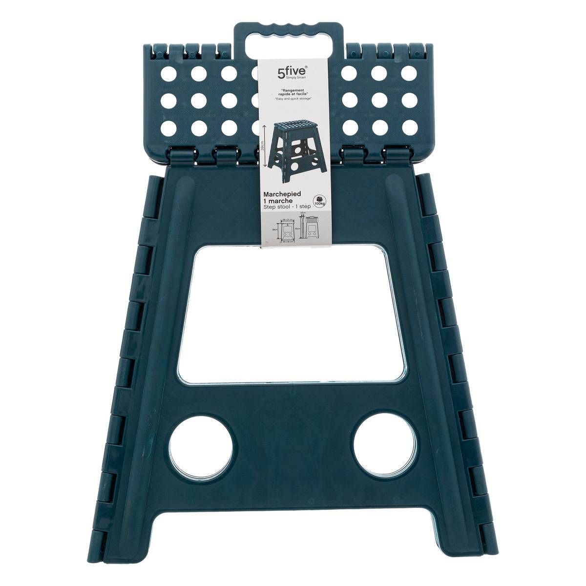Marchepied en plastique 39cm Vert - 5five - 3