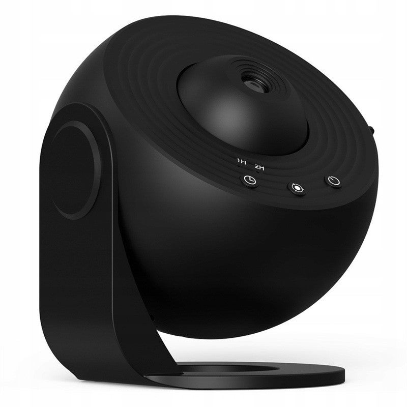 Lampa Tip Proiector Galaxie, Flippy, Tematica Cer Instelat, Model Glob, HD, Rotire 360 de Grade, 13 Imagini, Incarcare USB, 5 W, 11.2x10.8x10.9 cm