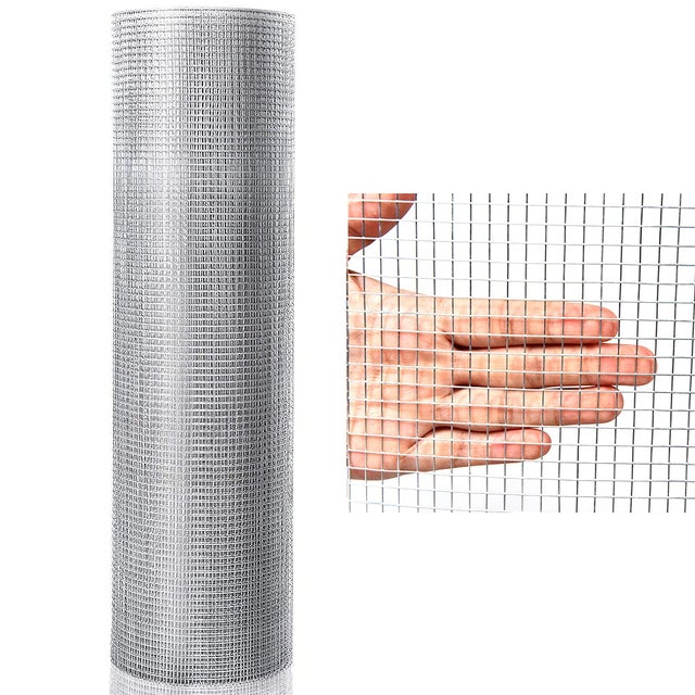 Mallas De Alambre Valla De Tela Metálica Malla Hexagonal 25x25mm Valla Para Animales Y Plantas 25 M De Largo Altura 75 Cm Galvanizada 0,8mm