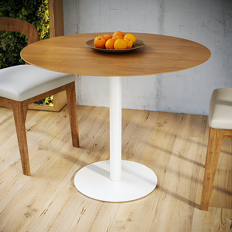 Pied de table bistrot en Acier - Diamant - couleur noir - H.70cm - 3