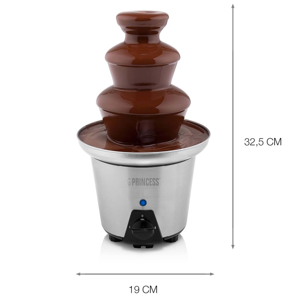 Fontaine au chocolat XL 90 W Argenté Princess - 3