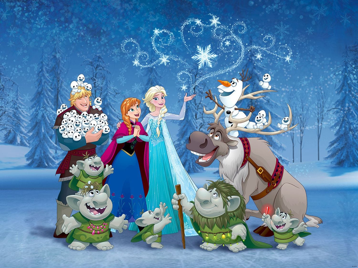 Papier Peint La Reine Des Neiges