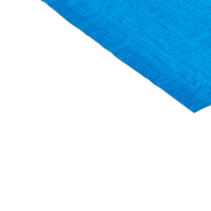 Tapis de sol bleu pour piscine Summer Waves 3,30 x 3,30 m pour piscine Ø 3,05 m - 4