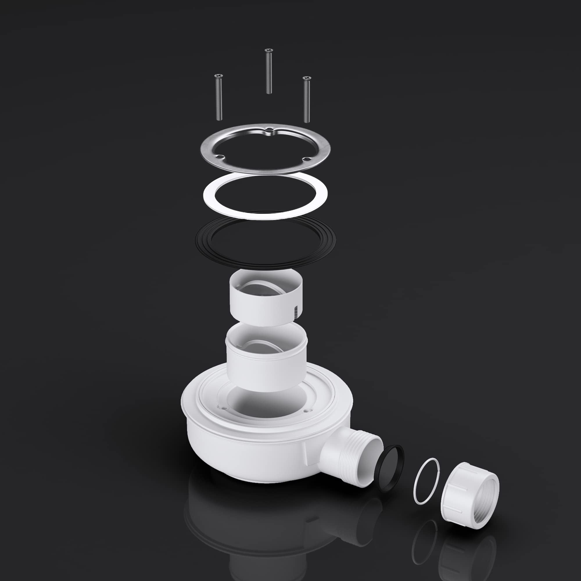 Mai & Mai Bonde de Douche pour Receveur de Douche 90mm Standard Bonde de Bac à Douche A06 - 6