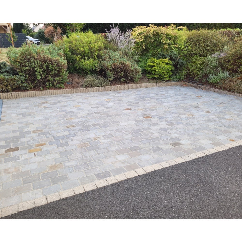 Pavés Kandla Gris 20x14x3 à 5 cm - 4