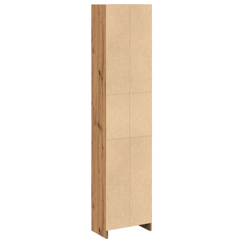 Bibliothèque pour Séjour en Bois Marron H. 24 x l. 40 x P. 24 cm - 6