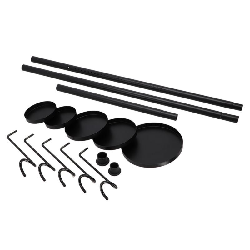 Étagère télescopique L Noir Esschert Design BV - 4