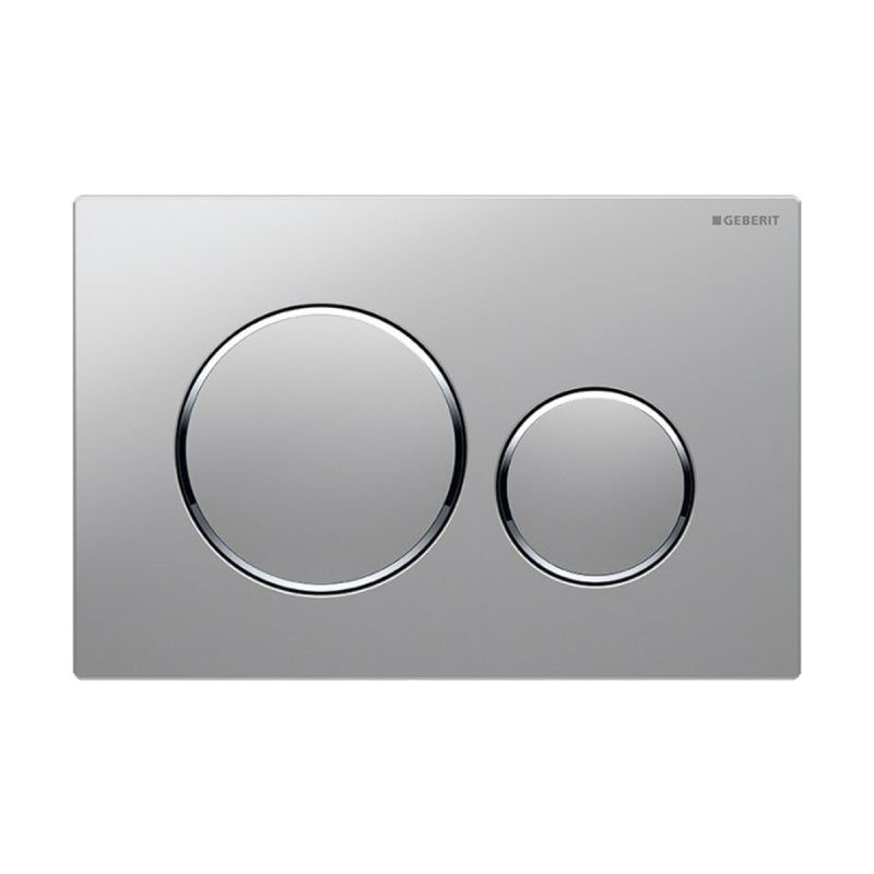 Plaque de commande - Geberit - Sigma20 - Double touche - Acier inoxydable - 6