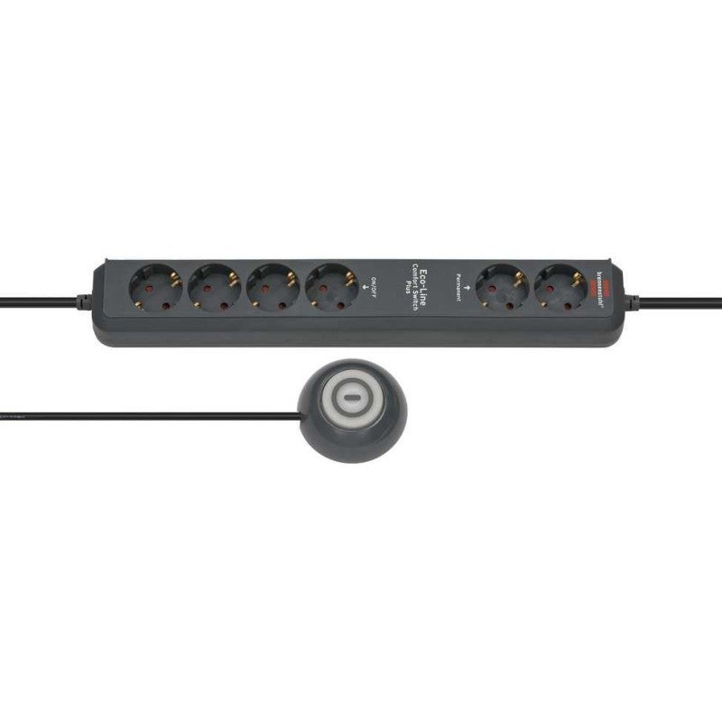 Brennenstuhl Base Múltiple Eco-Line Comfort Switch Plus Con Interruptor Mano/Pie 1159560516 - Imagen 2