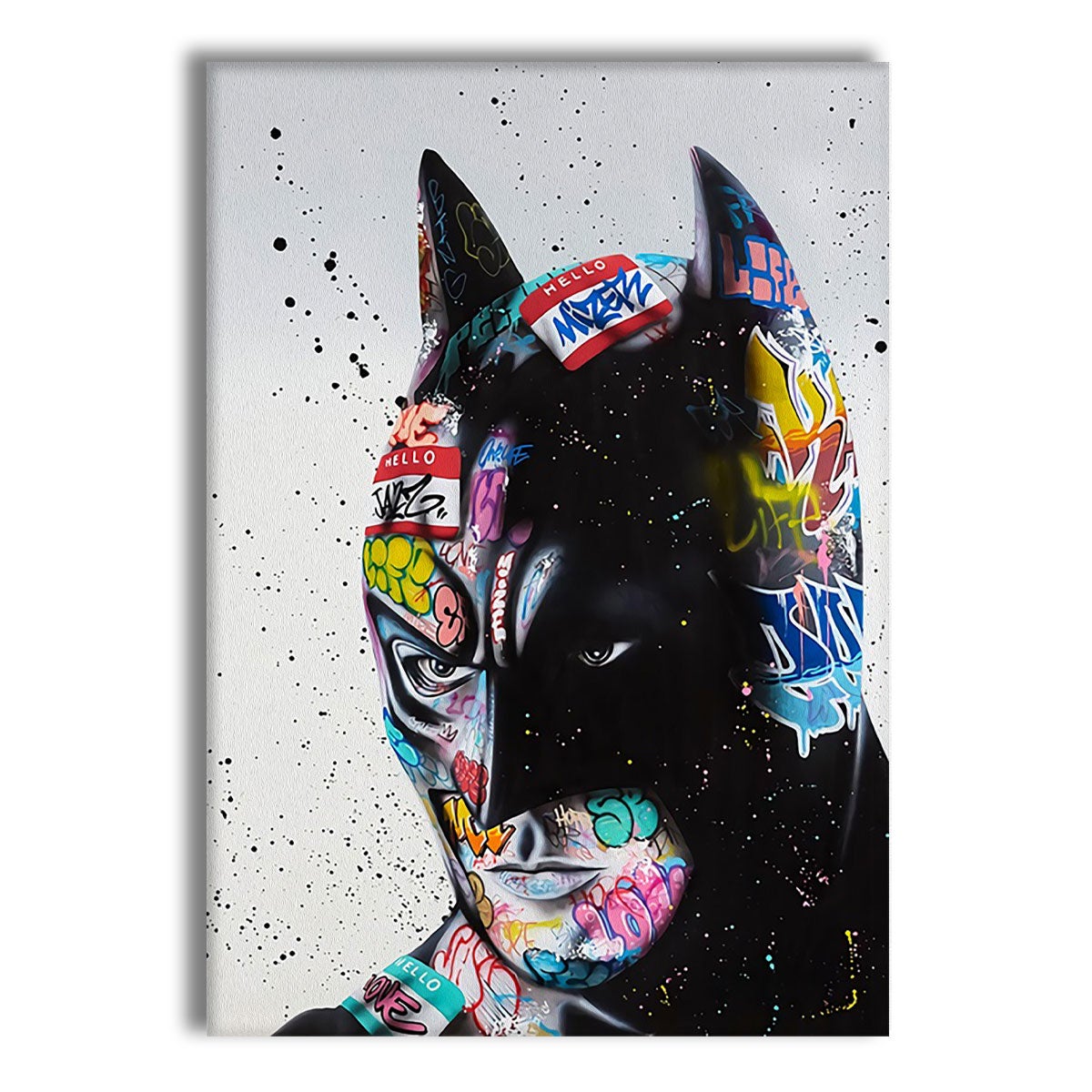 BatStreet – Współczesny obraz na płótnie na drewnianej ramie, 50x70 cm
