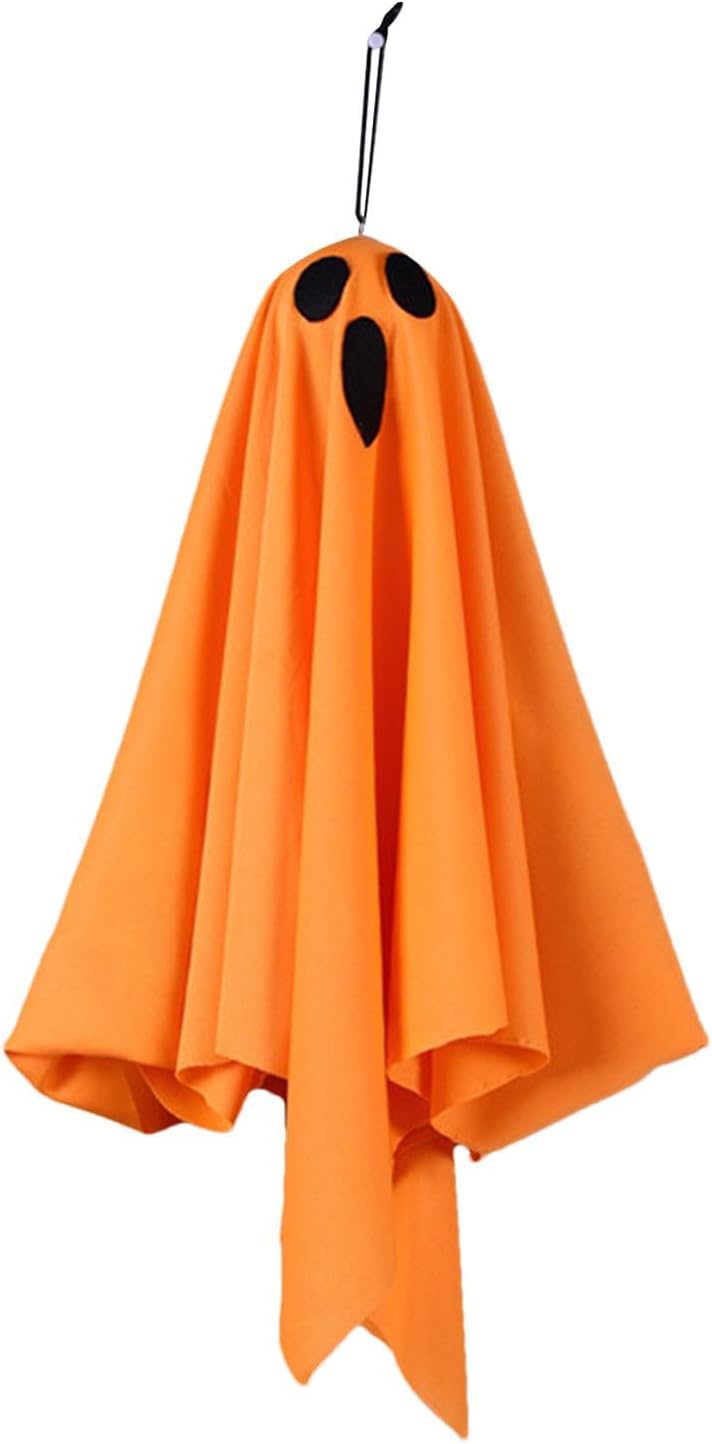Lot De 6 Lampes Solaires Fantômes Halloween - Décoration Extérieur Jardin, 8 Modes Lumineux, étanche IP65, Piquet - 14