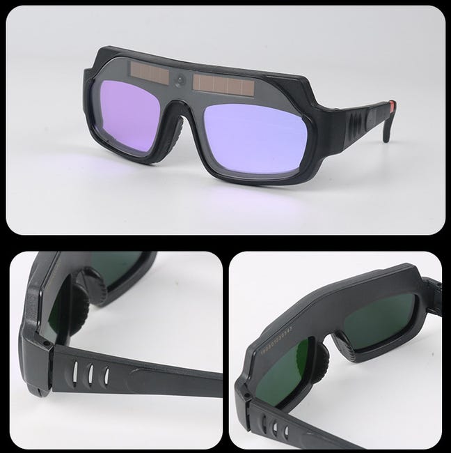 Lunettes De Soudage SUNJULY à Assombrissement Automatique - Protection Solaire True Color, Confortables Anti-Transpiration, Idéales Pour Pro