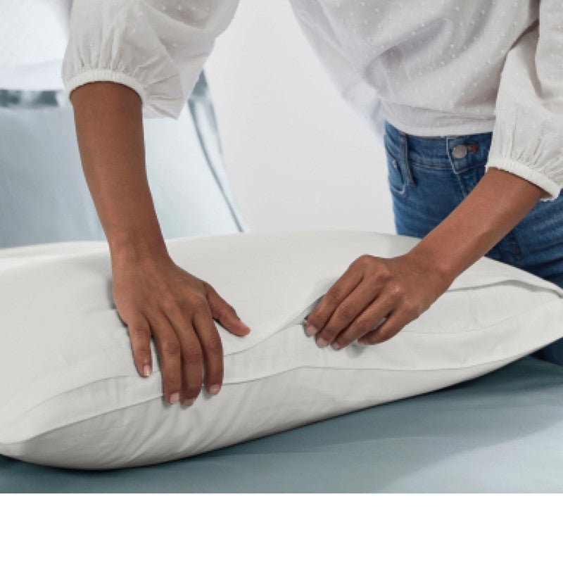 Protège-oreiller pour oreiller taille Standard – Housse blanche | Leroy ...