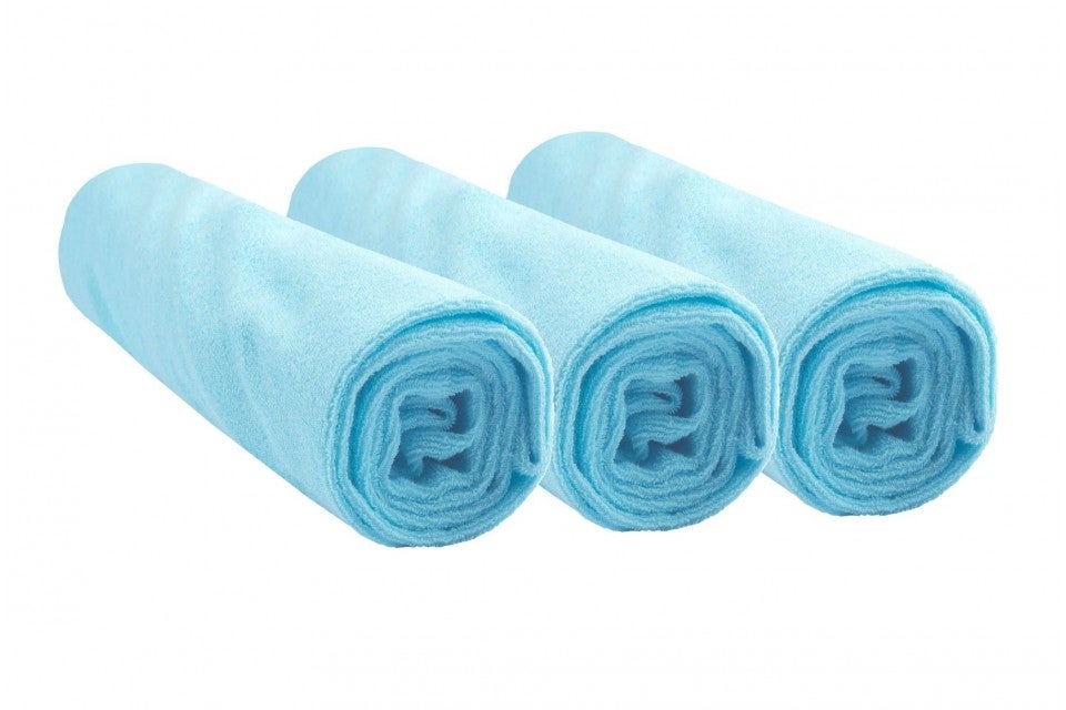 Housse De Matelas à Langer Roba Lil Elephant - 85x75 Cm - Lavable - Coton Certifié GOTS - Bleu Clair De Lune
