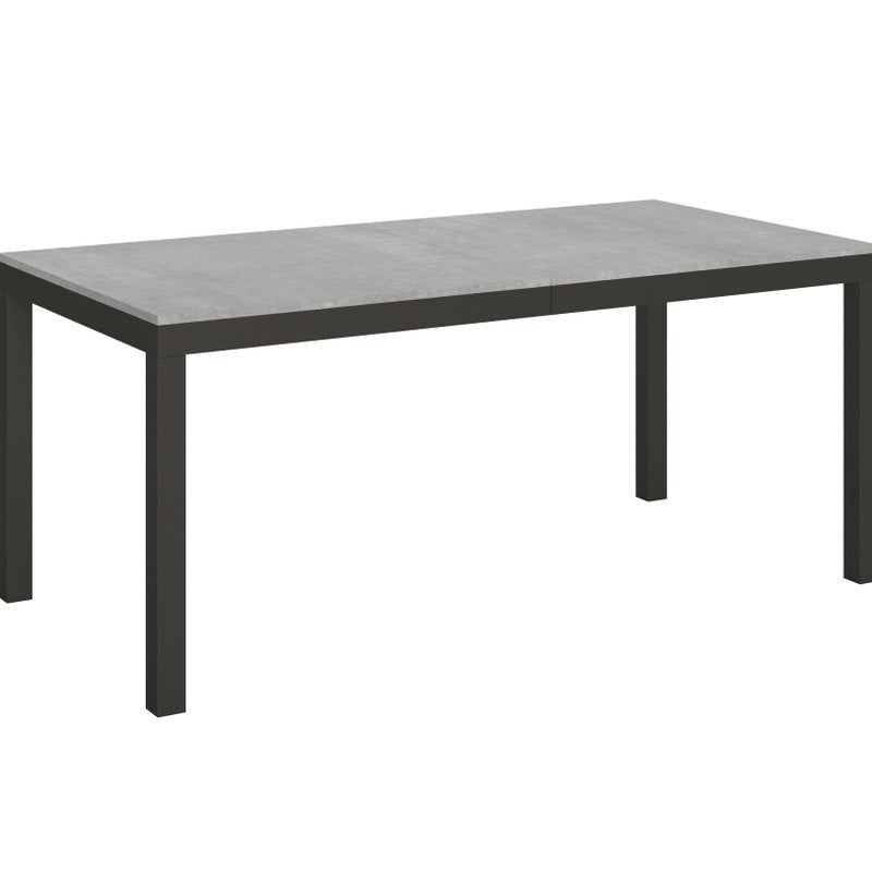 Stół rozkładany 90x180/284 cm Everyday Evolution Stelaż cementowy Antracyt