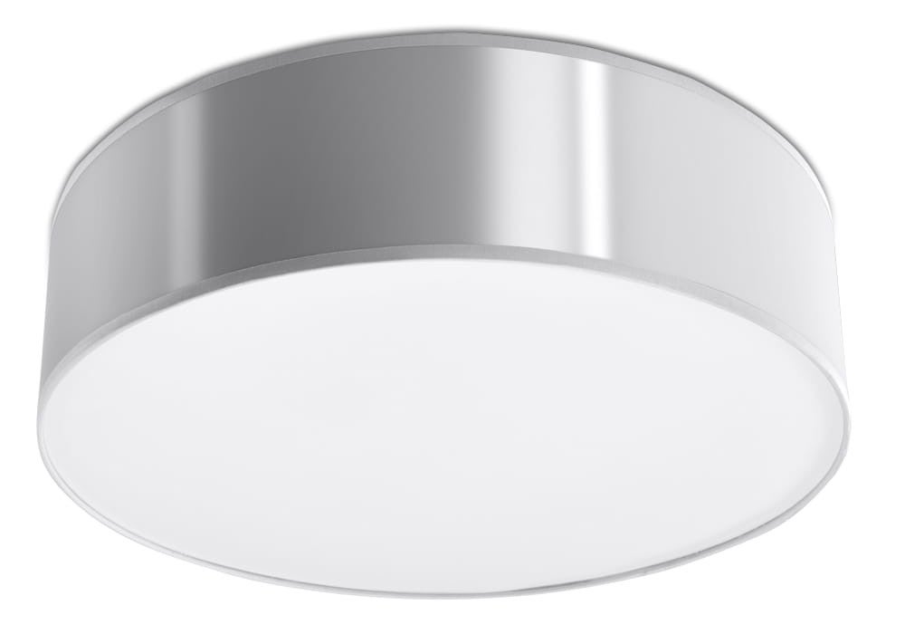 Plafon Arena okrągły szaro-biały 2xE27x20W wym: 12 x 35 cm IP20 tworzywo sztuczne Sollux Lighting