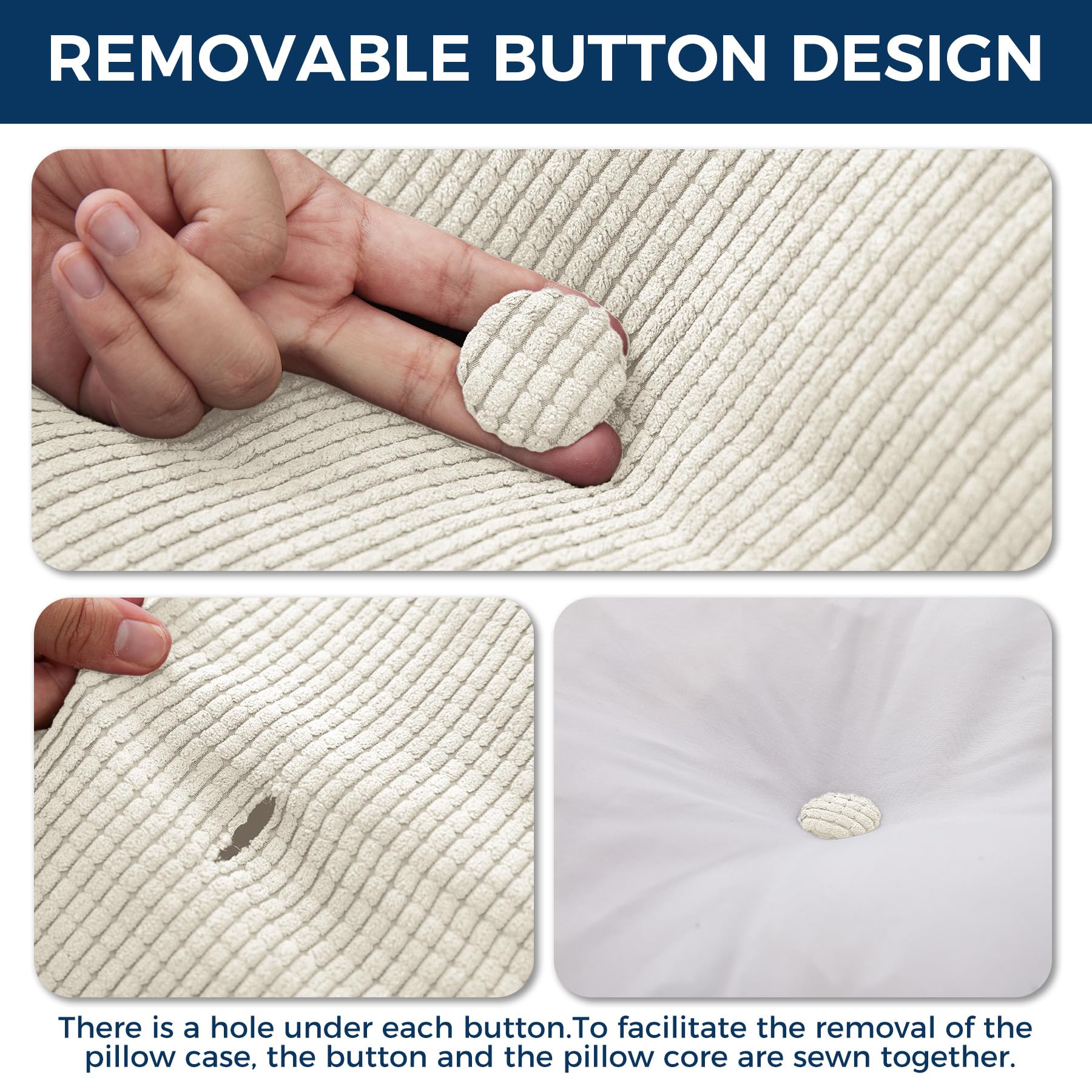 Coussin de soutien lombaire de lit, 100 cm, coussin de lecture de chevet, coussin de loisirs de soutien lombaire - 4