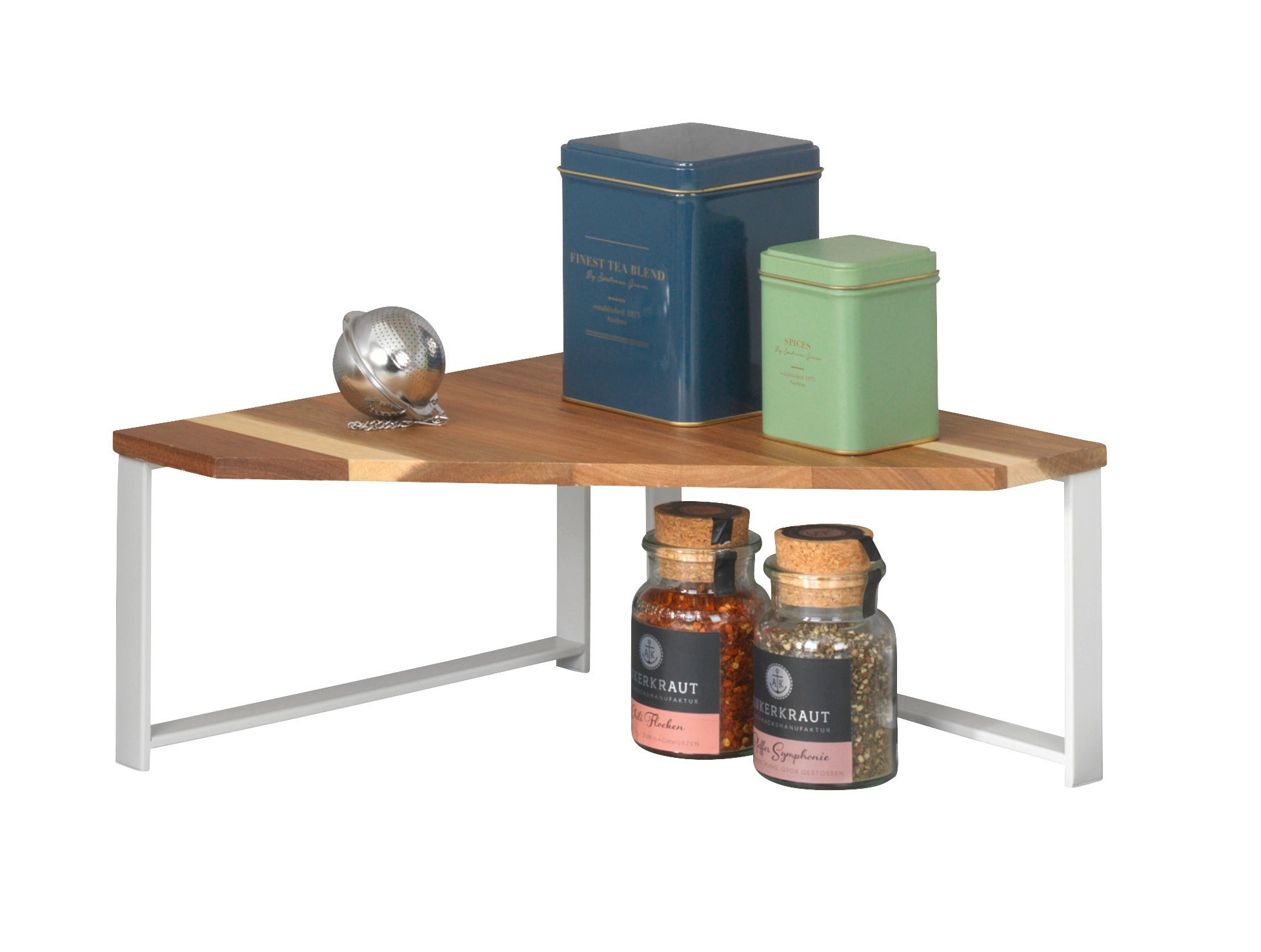 Etagère d'angle Cuisine LOUISA Plan de travail - Rangement épices