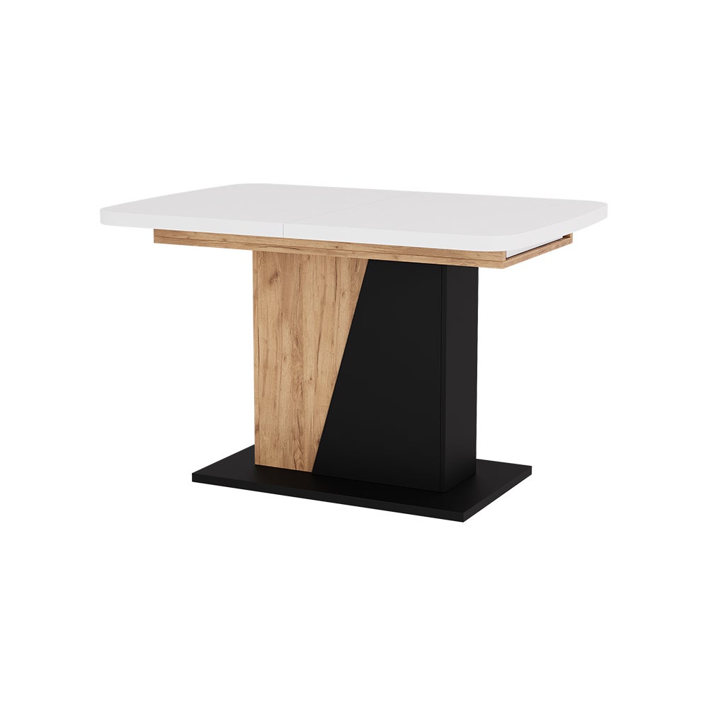 Vicco Stół jadalny Fenaro, Biały/złoty dąb, 120 x 80 cm rozszerzalny