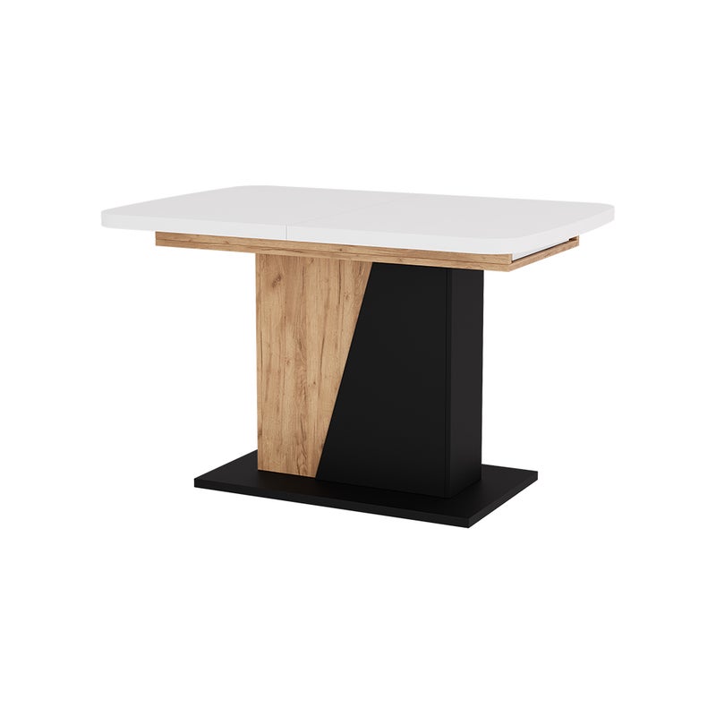 Vicco Stół jadalny Fenaro, Biały/złoty dąb, 120 x 80 cm rozszerzalny